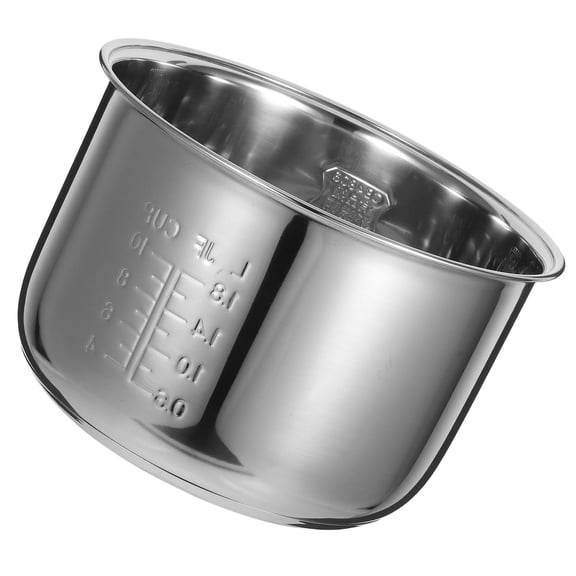 BESTYASH Electric Cooker Inner Pot Stainless Steel Replacement Pot for Home Use Cooking