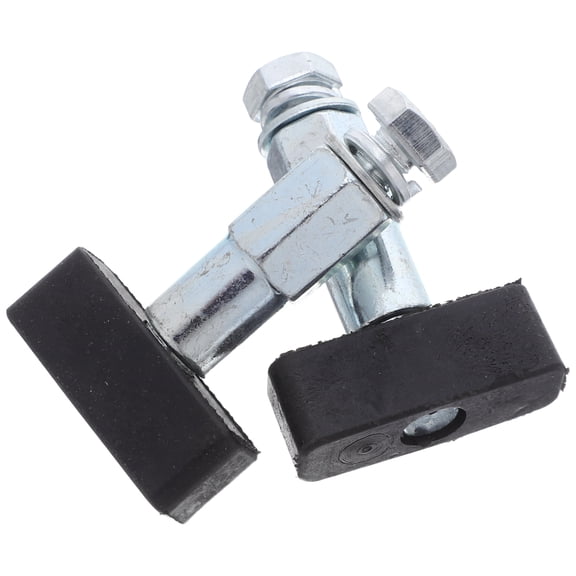 BESTYASH 2Pcs Black Elevator Door Sliding Guide Floor Replacement Smooth Low Noise Parts