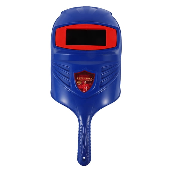 BESTYASH Blue Plastic Welding Face Mask Handheld Welder Shield with Thickened Structure for Safety Use