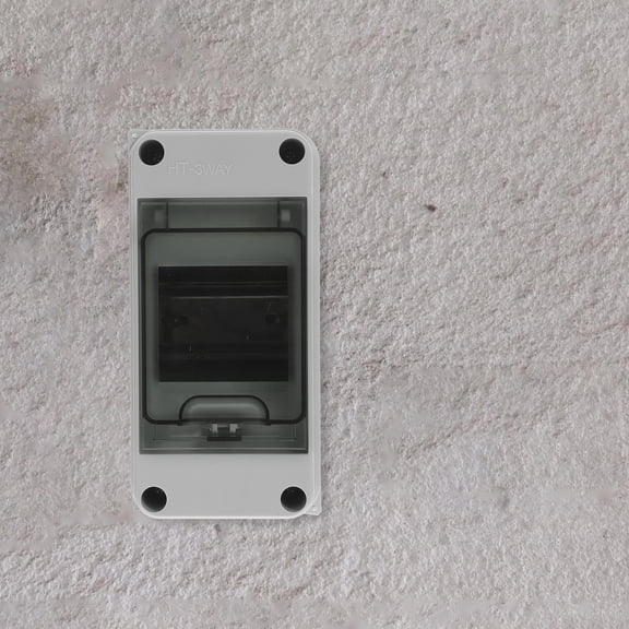 BESTYASH Electrical Box for Electricians Power Distribution Junction Box Modern Design 1Set White