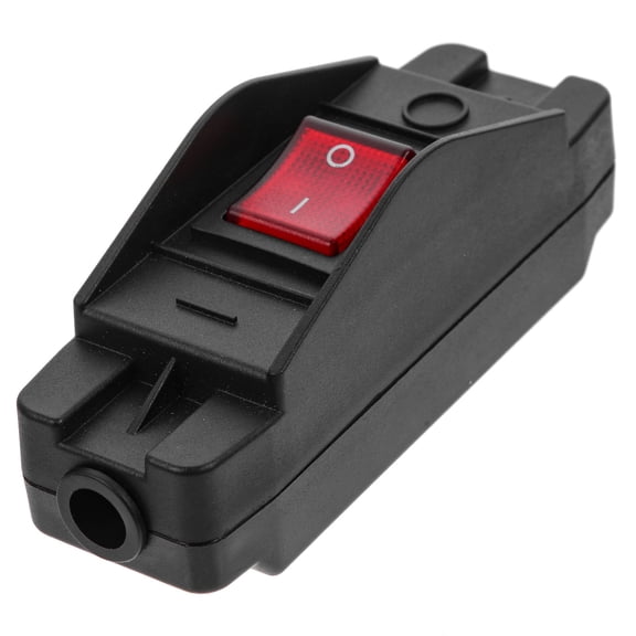 BESTYASH Electrical Inline on Off Switch for Floor Lamp Cord with Clip and ABS Plastic Housing