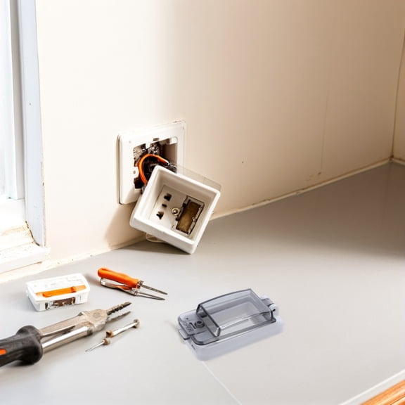 BESTYASH Electrical Panel Cover Transparent for Outdoor Breaker Box with Easy Installation Design