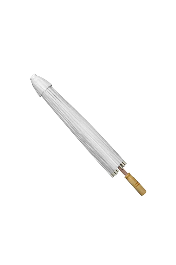 Elegant White Paper Parasol Umbrella for Weddings, Events, and Outdoor Parties, Stylish Shade for Event Planners, 1 Piece