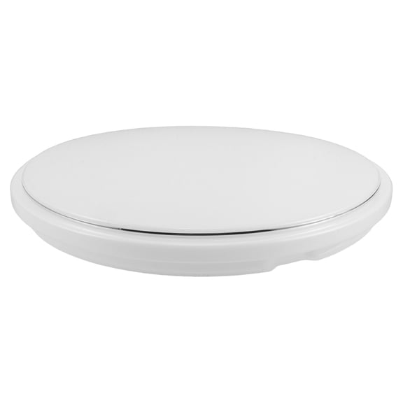 BESTYASH Elegant White Flush Mount Ceiling Light Cover for Kitchen Wall Light and Bathroom Fixture