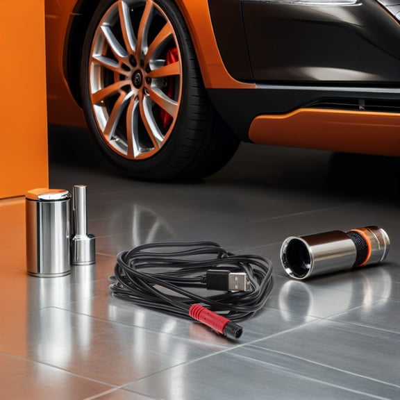BESTYASH Universal 8-Core USB Dash Cam Cable Compatible with Mirror Cameras and Car DVR Systems