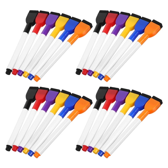 BESTYASH Erasable Whiteboard Markers with Brush Tip for Versatile Use ABS Felt
