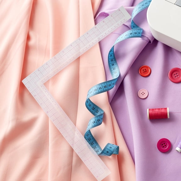 BESTYASH Pink Plastic Tailor Contour Ruler for Pattern Drawing and Uniform Garment Design