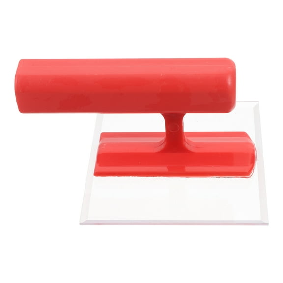 BESTYASH Ergonomic Red Plaster Trowel for Drywall, Concrete Smoothing, and Artistic Wall Texture Applications