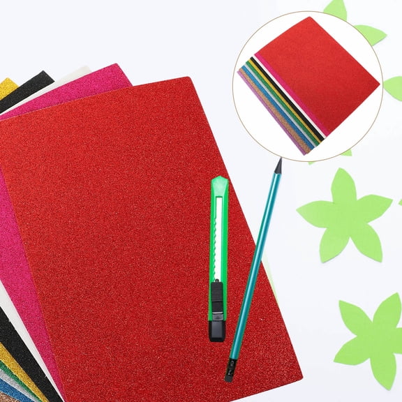 BESTYASH Eva Craft Foams Sheet Assorted -Adhesive Decorative Sheet for DIY Accessories