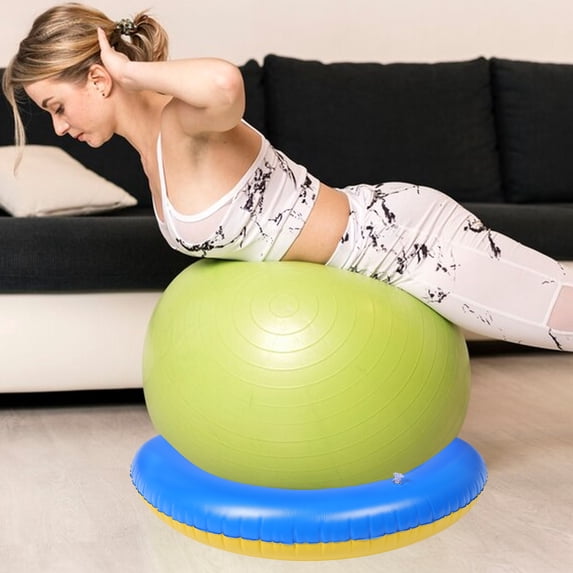 BESTYASH Yoga Ball Stabilizer Stand Holder Anti Slip Inflatable Base for Balance and Comfort