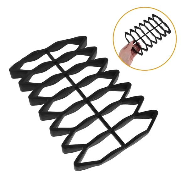 BESTYASH Expandable Silicone Mailbox Tray Black for Organizing and Protecting Mail