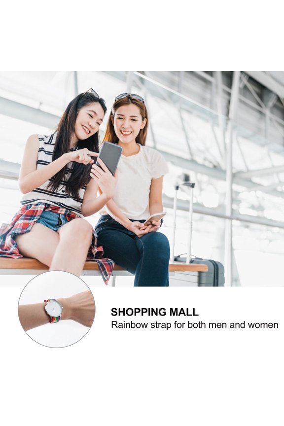 Fashion Wrist Watch in Design Durable Comfortable Multi Color Band