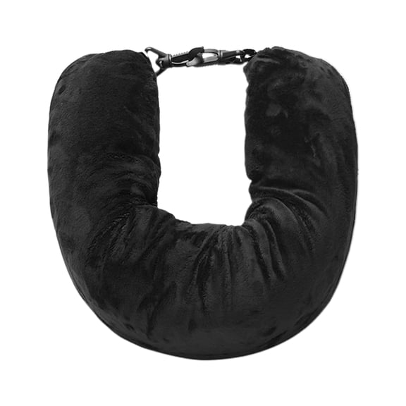 BESTYASH Fillable U Shaped Travel Pillow with Compact Design for Airplane and Car Use