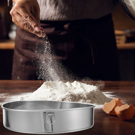 BESTYASH Fine Mesh Sieve For Baking Home Bakers Stainless Steel Tool 1Pack