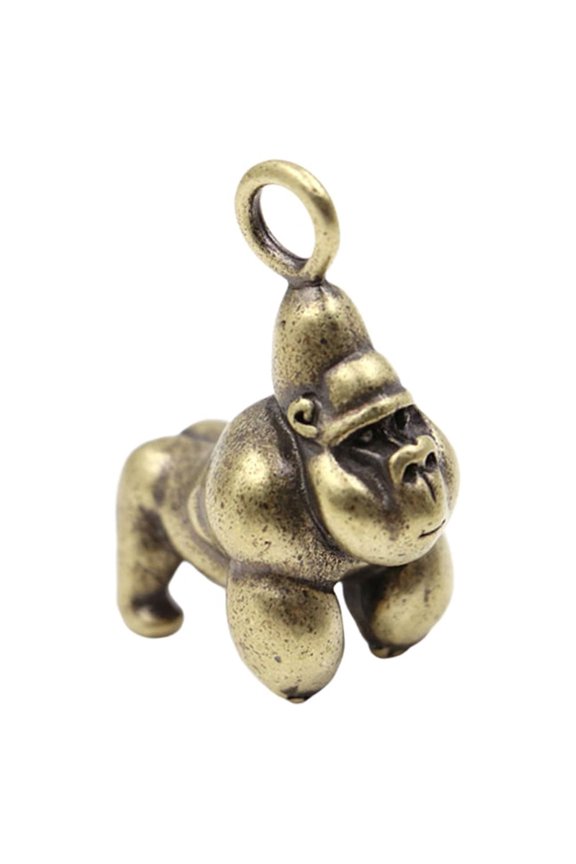 Golden Copper Pendant Charm for Jewelry Making, Keyring, Crafting, Accessories, and Stylish Decoration