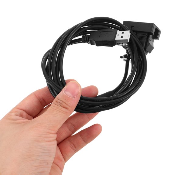 BESTYASH Firm USB Adapter for Car Audio Aux Input Extension Cable for Music Playback and Charging