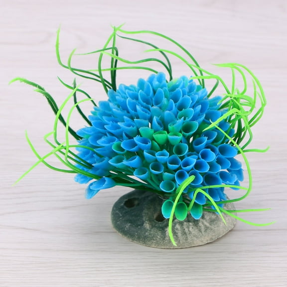 BESTYASH Fish Tank Fake Plants Aquarium Decorations 1 Piece Realistic Plastic Water Plants