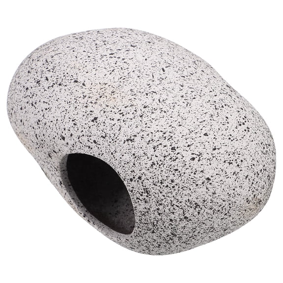 BESTYASH Fish Tank Ornaments Fish Tank Decor Light Grey Ceramic 1 Pack for Aquatic Enthusiasts