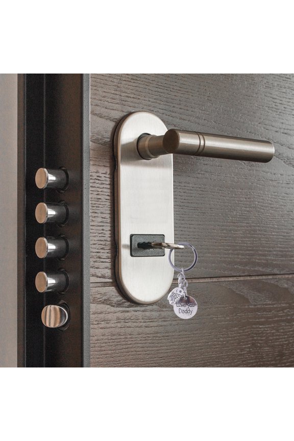 Stylish Fishing Hook Keychain Unique Design for Father's Day