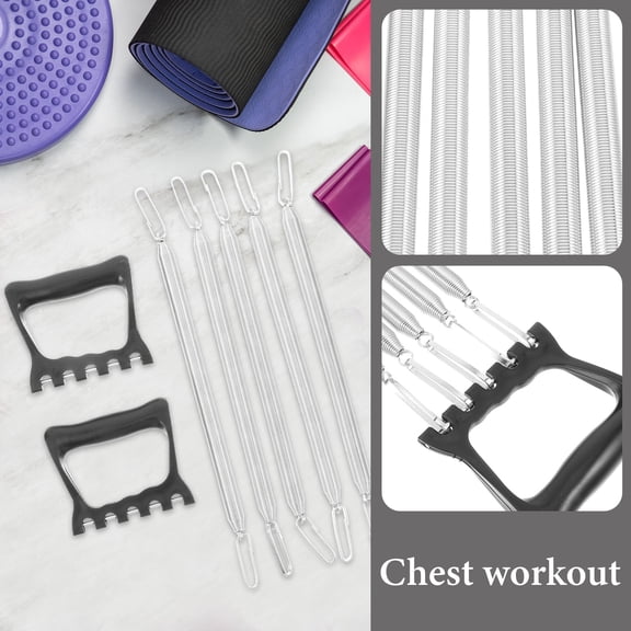BESTYASH Fitness Chest Expander Chest Workout Equipment Detachable Design 1Set for Travel