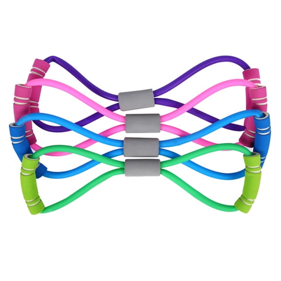 BESTYASH Flat Bands for Exercise for Strength Training and Therapy Sessions 1Pcs Purple Latex