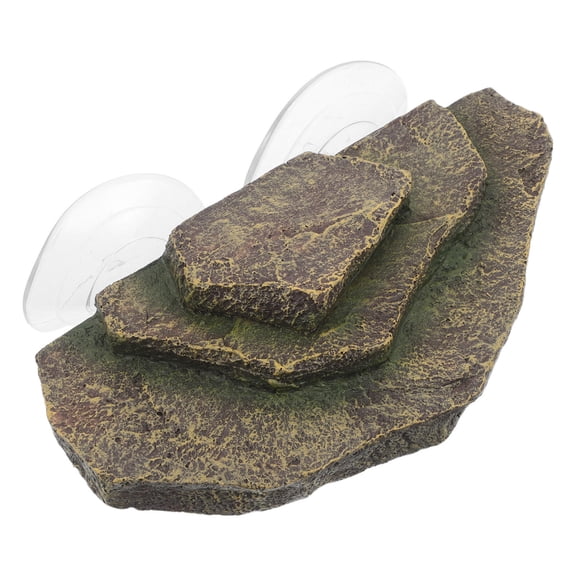 BESTYASH Floating Turtle Resting Platform and Hideout with Rock Climbing Structures for Aquarium