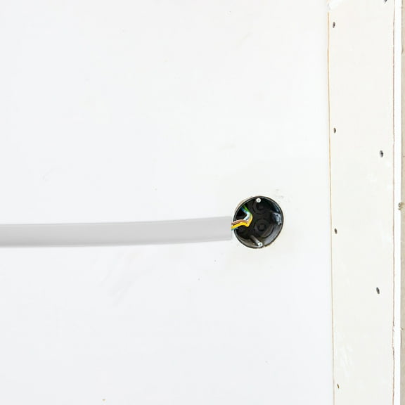 BESTYASH Floor Cord Cover Self Adhesive Cable Wire Organizer Flexible PVC Material White