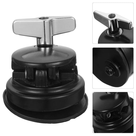 BESTYASH Floor Tom Leg Bracket Tom Drum Holder Bracket Silver-plated Iron 1Pack