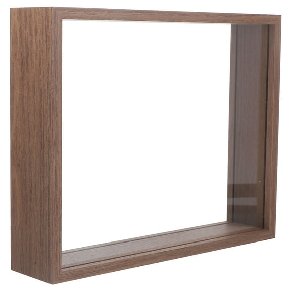 BESTYASH Wooden Flower Frame Box with Simple Coffee Style, 1 Piece Decorative Picture Frame