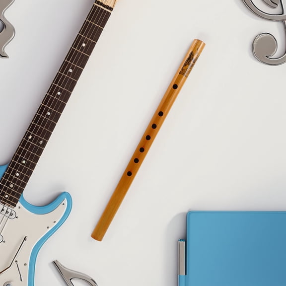 BESTYASH Flute Instrument Vertical 1Set Yellow for Personal Practice and Beginners