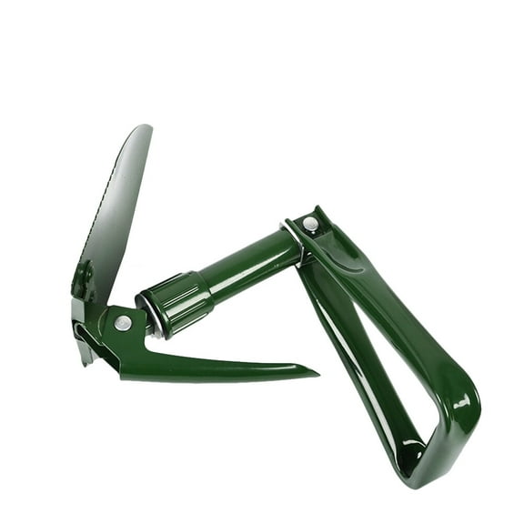 BESTYASH Folding Military Shovel Green Outdoor Tool for Digging Sawing Chopping and Hiking