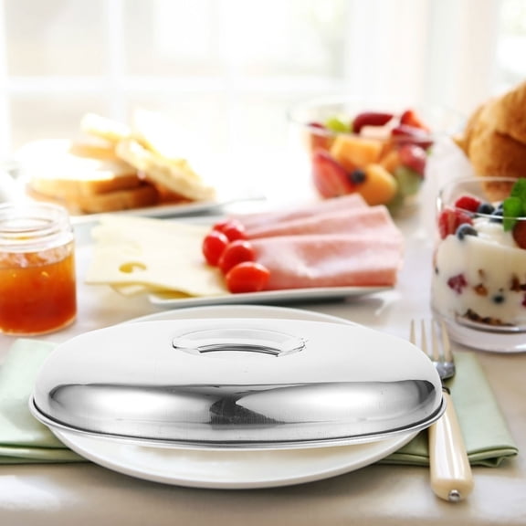 BESTYASH Oval Stainless Food Cover Protective Hood for Restaurant Kitchen Use