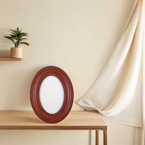 BESTYASH Picture Frames Brown Wood 1Pcs For Office Displays Wedding Photo Showcases 9.5x7.5in