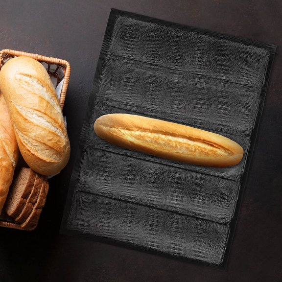 BESTYASH French Baking Pan Silicone Rectangle Bread Mold for Bakers 1Pack