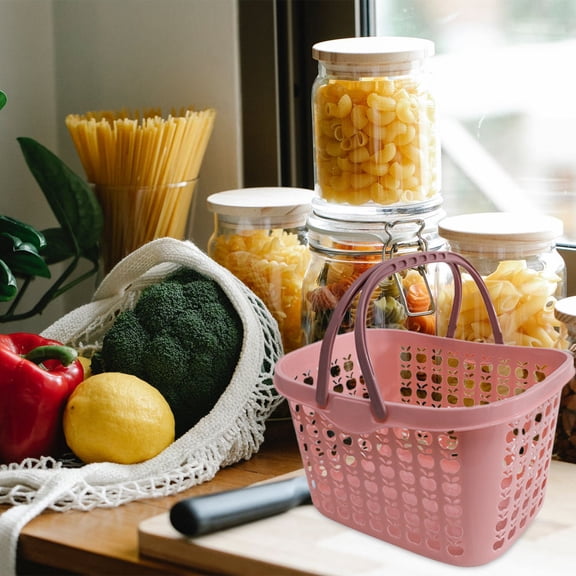 BESTYASH Oval Fruit Picking Basket and Shopping Basket, 1-Pack for Easy Harvesting