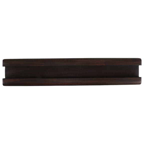 BESTYASH Full Length Floor Mirror Stand Holder in Dark Brown Wood for Home Stability