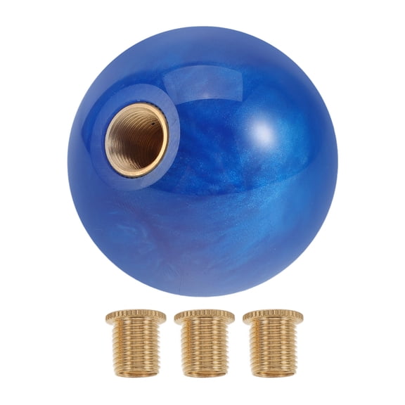 BESTYASH Funny Shift Knob Acrylic Dark Blue for Driving Experience Enhancement 1Pack
