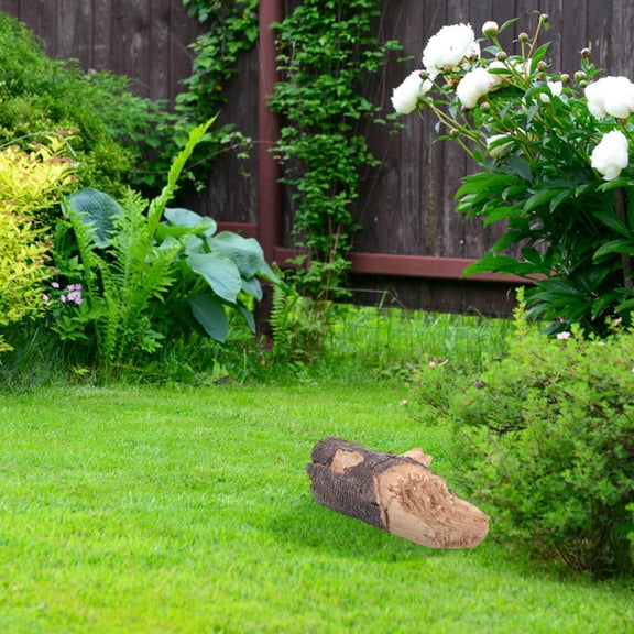 BESTYASH Garden Hider Fake Stump Key Storage Box Outdoor Decor Security Durable Material For Key Organization Garden