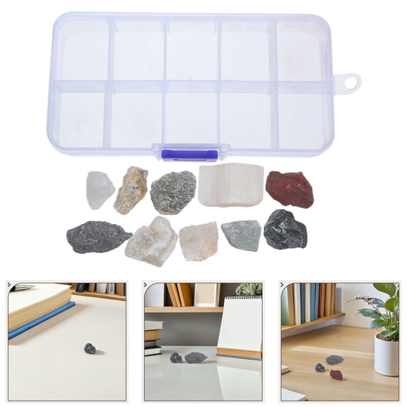BESTYASH Mineral Testing Kit with Variety of Rock Samples for Science Fair Projects and Home Learning Activities