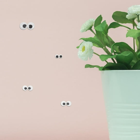 BESTYASH Giant Eyes 8 Pieces Multi-Color Plastic Decorative Craft Supplies for Fridge Wall and Projects