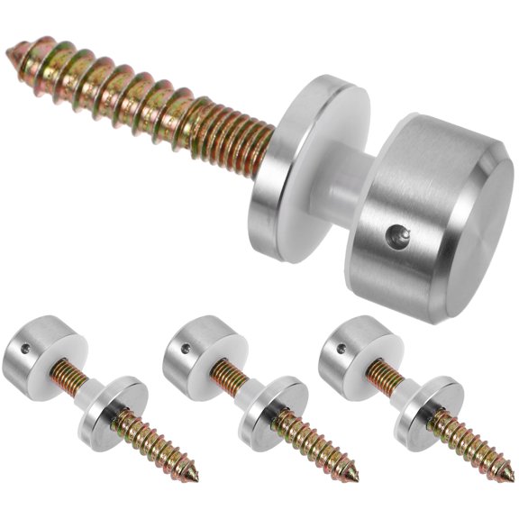 BESTYASH Glass Retainer Clips 4pcs Railing Brackets for Handrails Balconies and Stairs