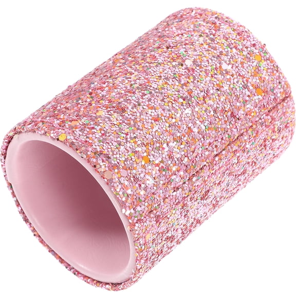 BESTYASH Glitter Pink Makeup Brush Holder Decorative Storage Case for Vanity and Dressing Table