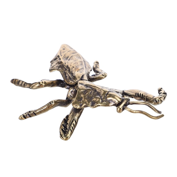 BESTYASH Golden Brass Insect Sculpture Feng Shui Animal Ornament Ideal for Living Room Or Office Decor