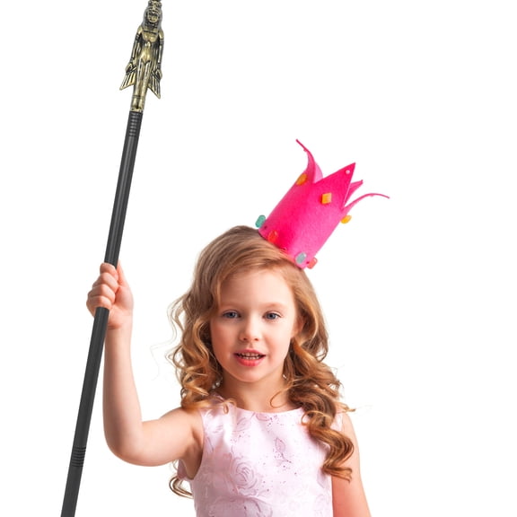 BESTYASH Golden Egyptian Staff Prop Lightweight Costume Scepter Wand for Cosplay and Decorations 37.0 Inches