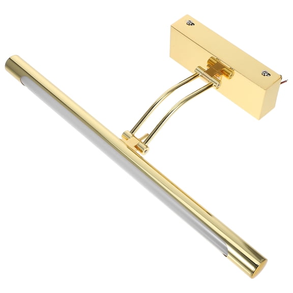 BESTYASH Golden LED Mirror Headlight Wall Lamp for Bathroom Vanity Modern Swing Arm Wall Light for Home