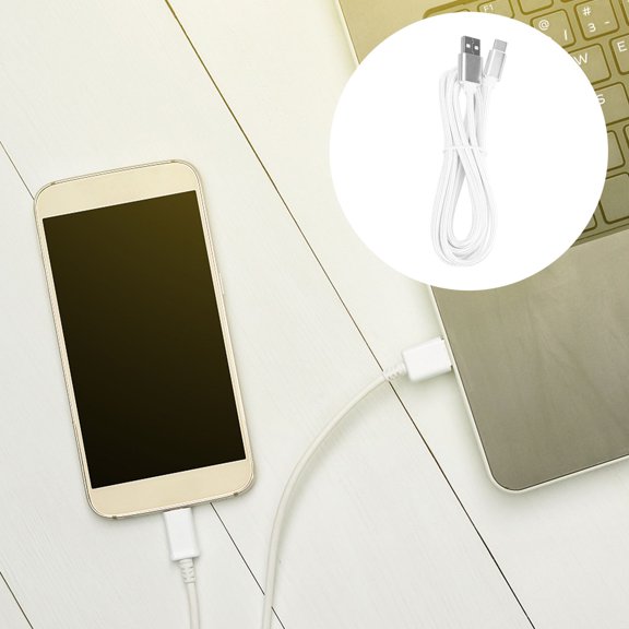 BESTYASH Golden Nylon Fiber Type C Cable for Phone Use USB Data Cable with Anti Abrasion
