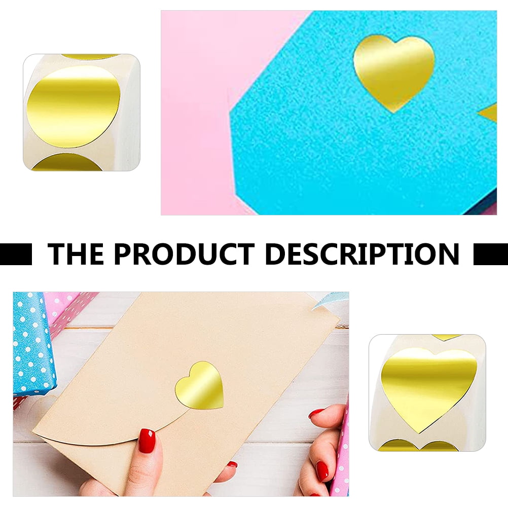 BESTYASH Round Label Stickers, Self-Adhesive Sealing Labels for ...
