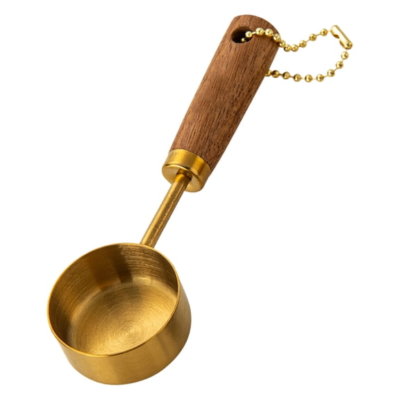 BESTYASH Coffee Measuring Spoons Dispensing Small Quantities Wood Professional Chefs Baking 1Pack