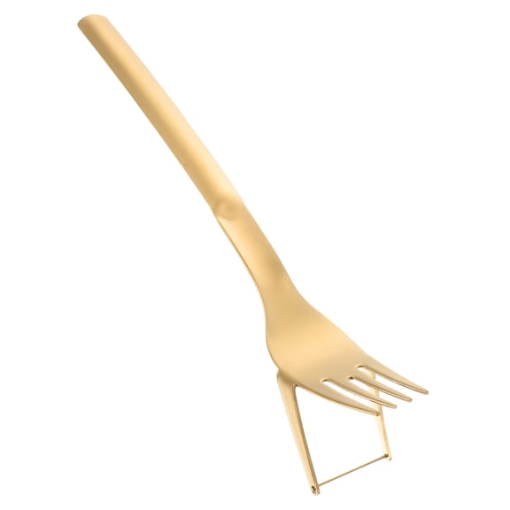 BESTYASH Golden Stainless Steel Watermelon Slicer and Fork 2-in- Tool for Use