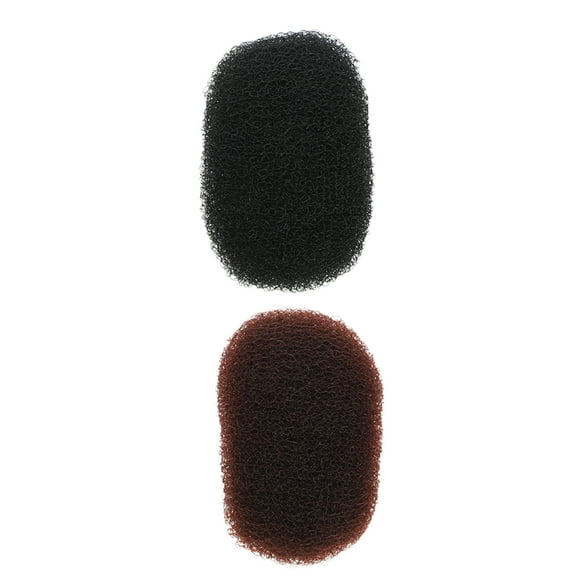 BESTYASH Goth Accessories Bump Up Hair Base Insert Brown Nylon 2pcs Reusable Women Weddings